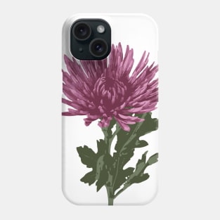 Purple Chrysanthemum Phone Case