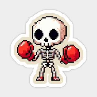 Skeleton Boxing Magnet