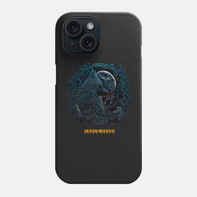 Raven Wolf - Necro Merch Phone Case by NecroMerch