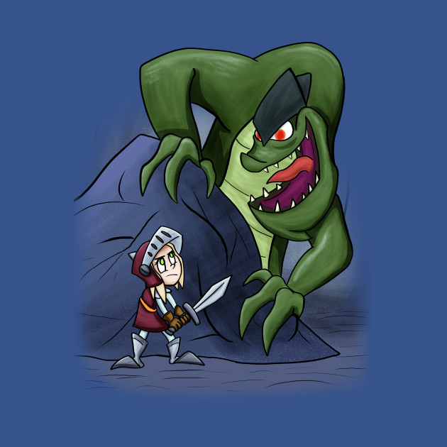 Disover The Dragon and Little Knight - Fantasy - T-Shirt