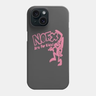 90s nofx are for kids pink Phone Case