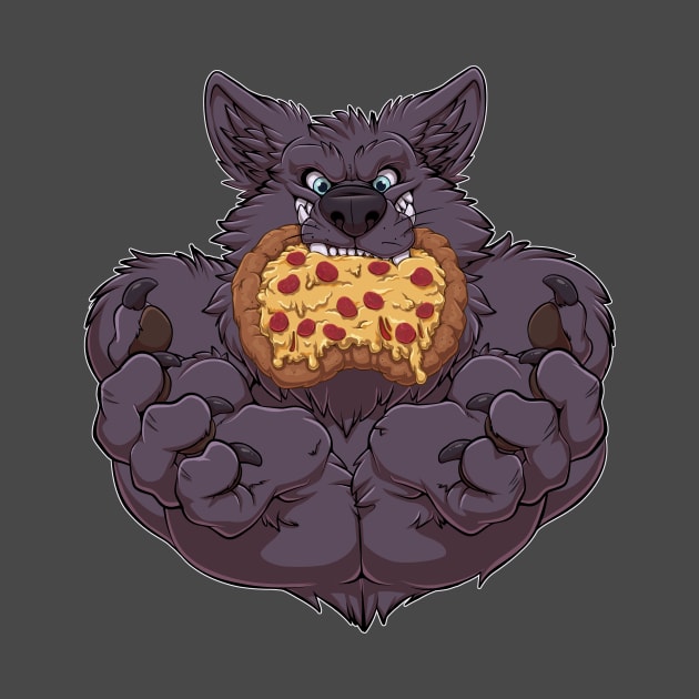 Pizza Werewolf by Teaselbone