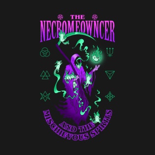 The Necromeowncer and the Mischievous Spirits T-Shirt