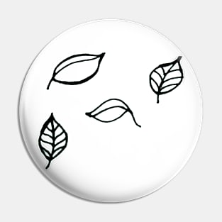 Windy Leaf Autumn Fall Pin