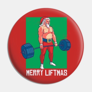 Merry Liftmas Pin