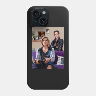 Purple sofa /13th doctor thasmin Phone Case