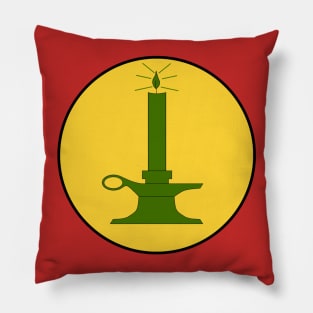 Green Candle Pillow