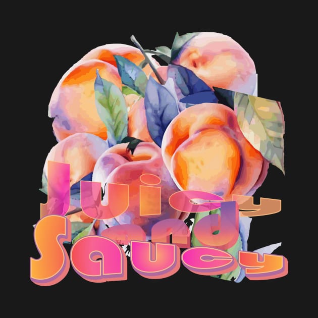 Juicy And Saucy peaches by iZiets