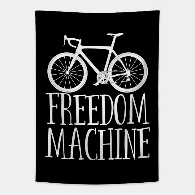 Cyclist - Freedom Machine Tapestry by Kudostees