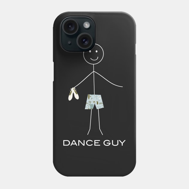 Funny Mens Dance Ballet Design Phone Case by whyitsme