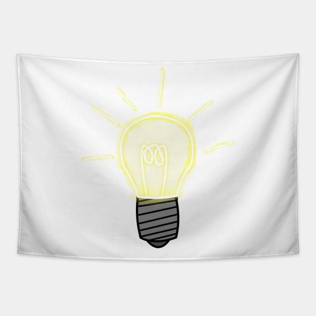 Light Bulb Tapestry by JacCal Brothers