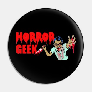 Horror Geek Pin