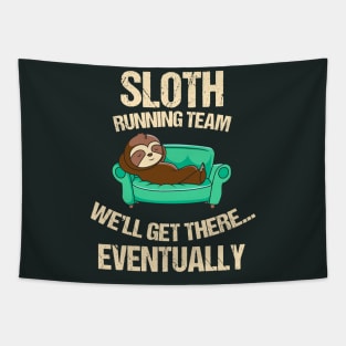 Sloth running team Tapestry