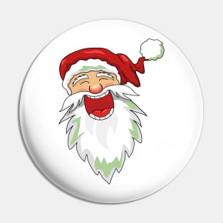 Laughing Santa Claus Pin