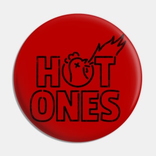 Hot Ones Black Vintage Pin