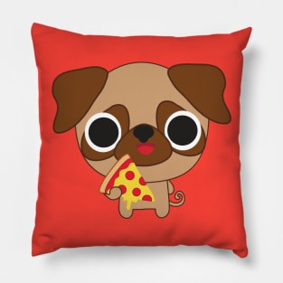 Pizza Pug Pillow