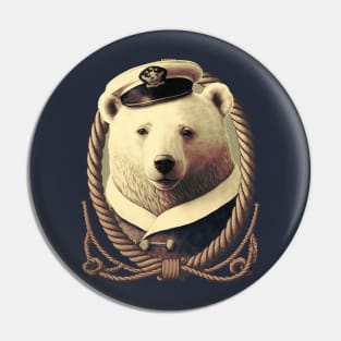 Sailor Polar Bear Pin