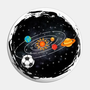 soccer planets kids - Light Colors Pin