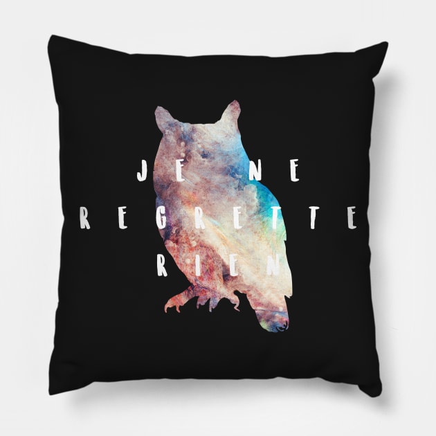 je ne regrette rien Pillow by ciciyu