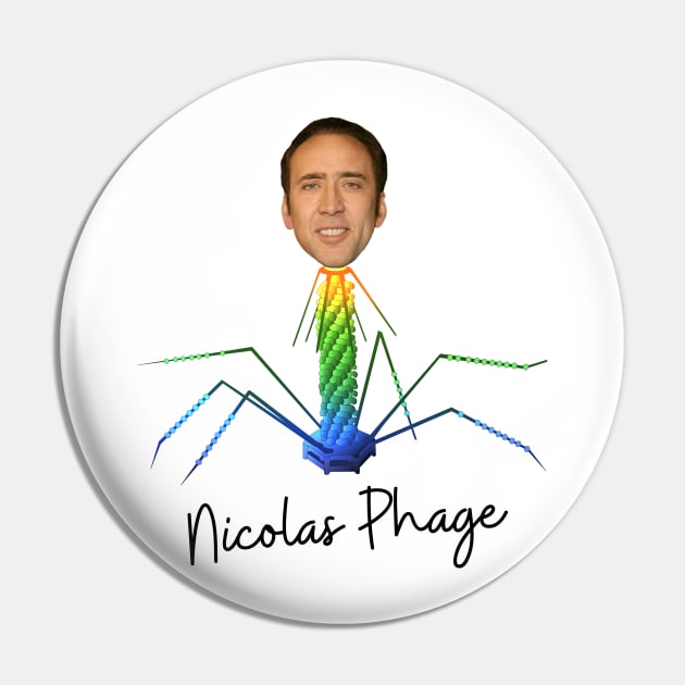 Nicolas Phage Bacteriophage Virus Pin by labstud