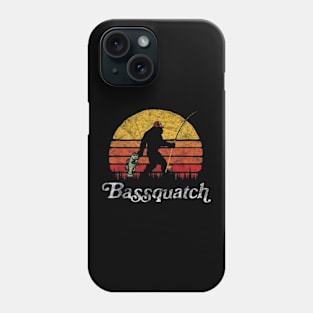 bassquatch fishing Phone Case