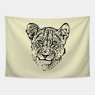 Young lion Tapestry