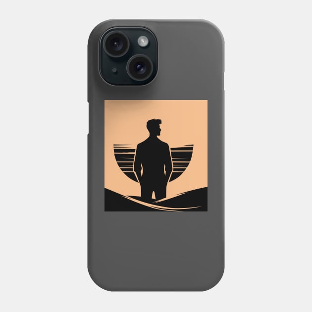 male silhouette Phone Case by Pickyysen