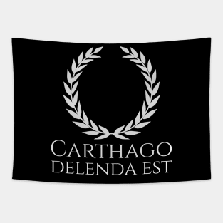 Carthago Delenda Est - Ancient Roman History Punic Wars SPQR Tapestry