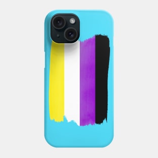 Non-binary flag Phone Case