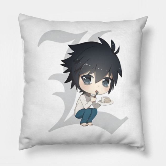 Death Note L Lawliet Cute Pillow Teepublic