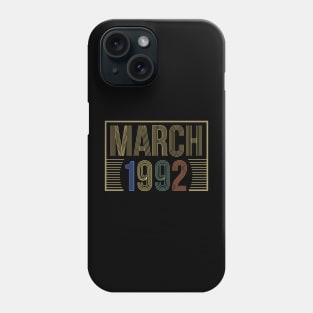 March 1992 Phone Case