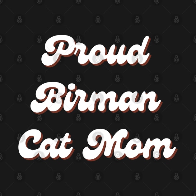 Birman Cat by CityTeeDesigns