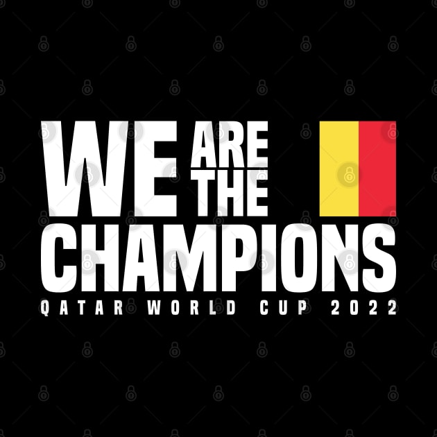 Qatar World Cup Champions 2022 - Belgium by Den Vector