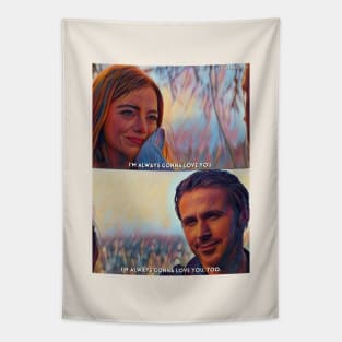 Always Love You | La La Land (2016) Movie Digital Fan Art Tapestry