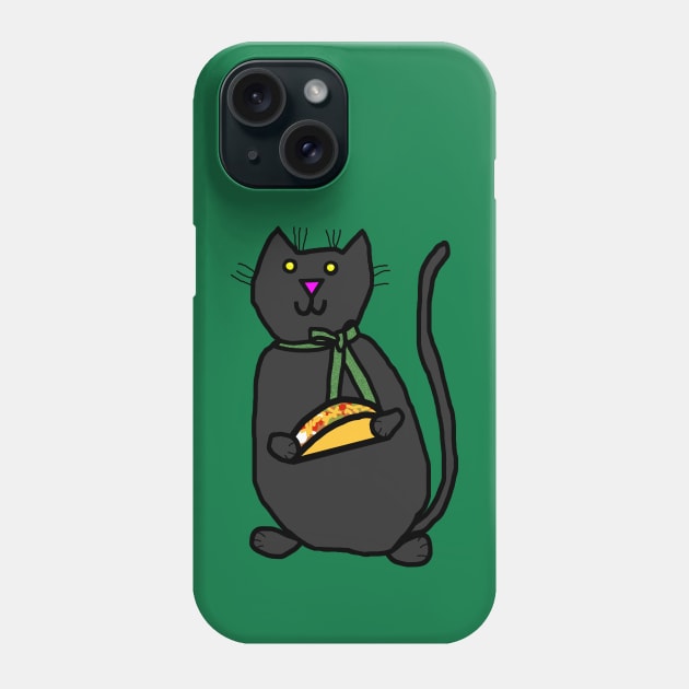 Taco Cat Phone Case by ellenhenryart