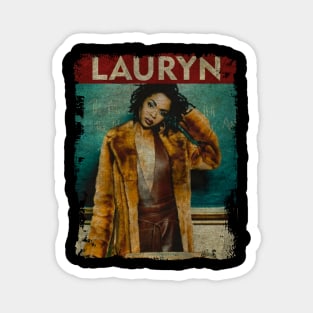 TEXTURE ART-Lauryn Hill - RETRO STYLE 5 Magnet