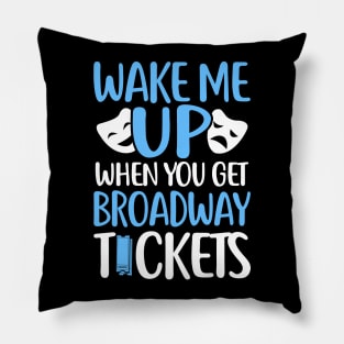 Broadway Tickets Pillow