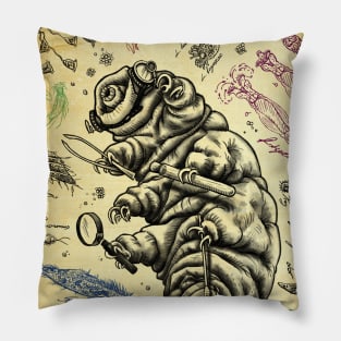 Tardigrade Microbiologist Pillow