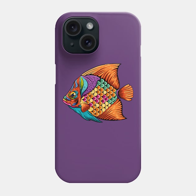 Surgeon Fish Colorful Phone Case by Mako Design 