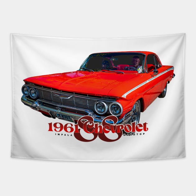 1961 Chevrolet Impala SS Hardtop Coupe Tapestry by Gestalt Imagery