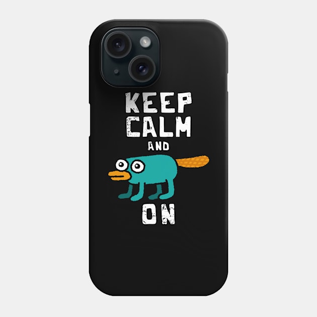 Keep Calm and Perry on - Perry the Platipus Phone Case by Teen Chic