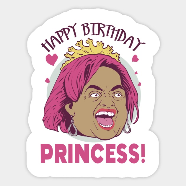 Birthday Princess, Birthday Girl, Happy Birthday,' Sticker | Spreadshirt