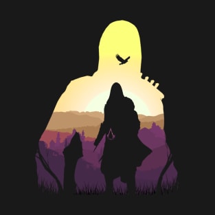 Assassin's Ezio Toscany Sunset Silhouette T-Shirt