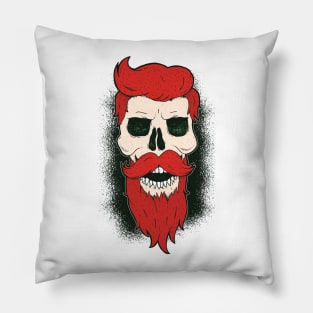 Bearded Skull Pillow