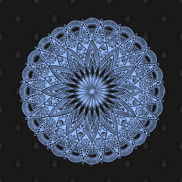 Mandala (pastel blue) by calenbundalas