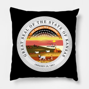 State of Kansas Pillow