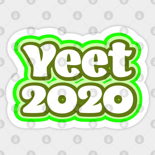 Yeet 2020 - Retro Green - 2020 - Sticker