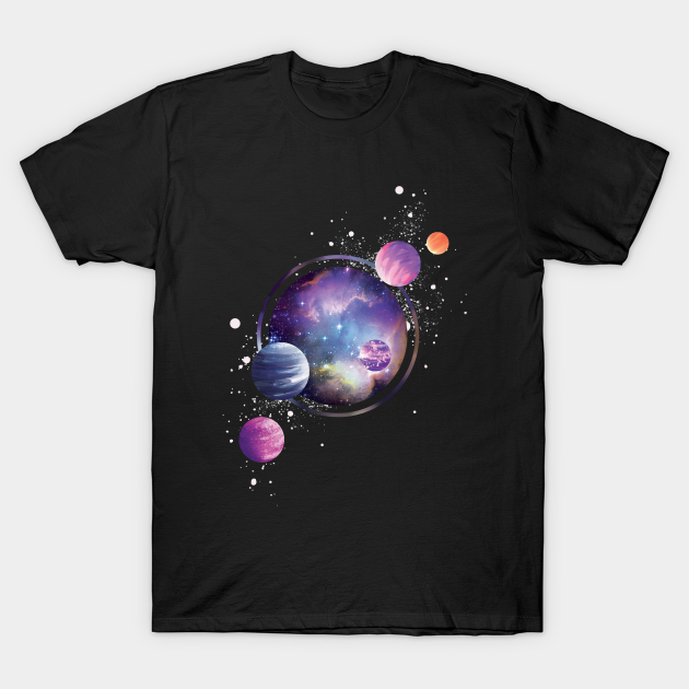 Discover Galaxy Burst | Astrology Gift | Astronaut Gift - Galaxy - T-Shirt