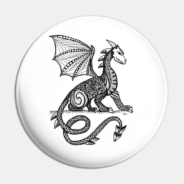 Dragon Pin by LauraKatMax