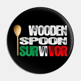 Wooden Spoon Survivor Pin